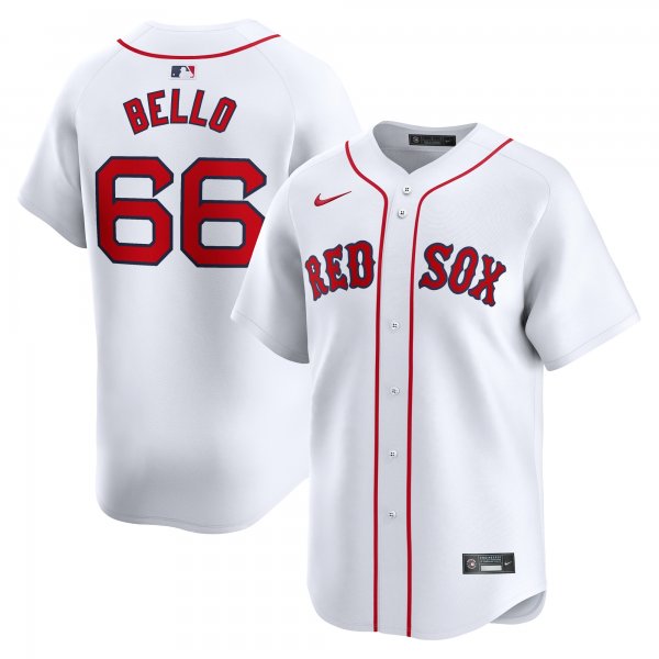 Men's Boston Red Sox Brayan Bello Nike White Home Limited Player Jersey