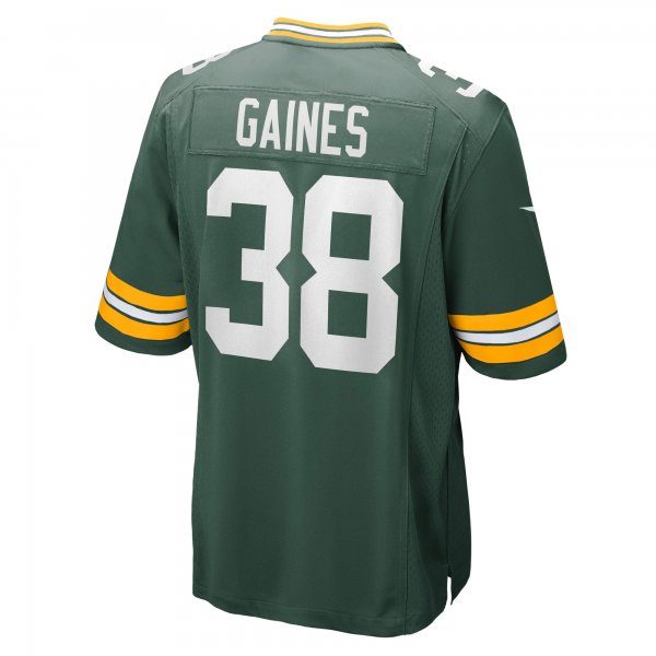 Men's Green Bay Packers Innis Gaines Nike Green Game Jersey