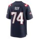 Men's New England Patriots LaBryan Ray Nike Navy Game Player Jersey