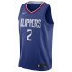 Men's LA Clippers Kawhi Leonard Nike Blue 2019/20 Swingman Jersey - Icon Edition