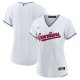 Women's Cleveland Guardians Nike White Home Blank Replica Jersey