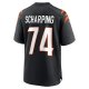 Men's Cincinnati Bengals Max Scharping Nike Black Game Player Jersey