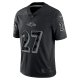 Men's Baltimore Ravens J.K. Dobbins Nike Black RFLCTV Limited Jersey