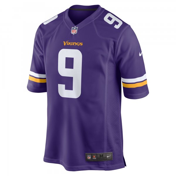 Men's Minnesota Vikings J.J. McCarthy Nike Purple 2024 NFL Draft First Round Pick Player Game Jersey