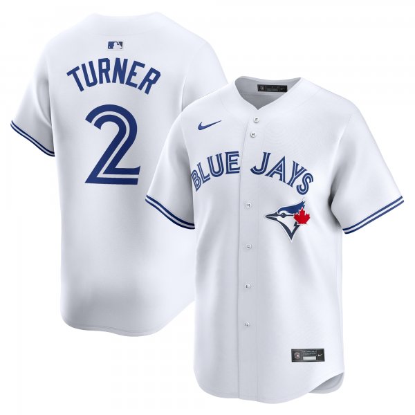 Men's Toronto Blue Jays Justin Turner Nike White Home Limited Player Jersey