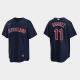 Men's Cleveland Guardians #11 Jose Ramirez Navy MLB Jersey