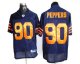 Men's Chicago Bears #90 Julius Peppers Blue/Orange 1940s Throwback Stitched NFL Jersey