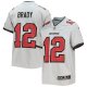 Youth Tampa Bay Buccaneers Tom Brady Nike Gray Inverted Team Game Jersey