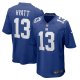 Men's New York Giants Jalin Hyatt Nike  Royal Team Game Jersey