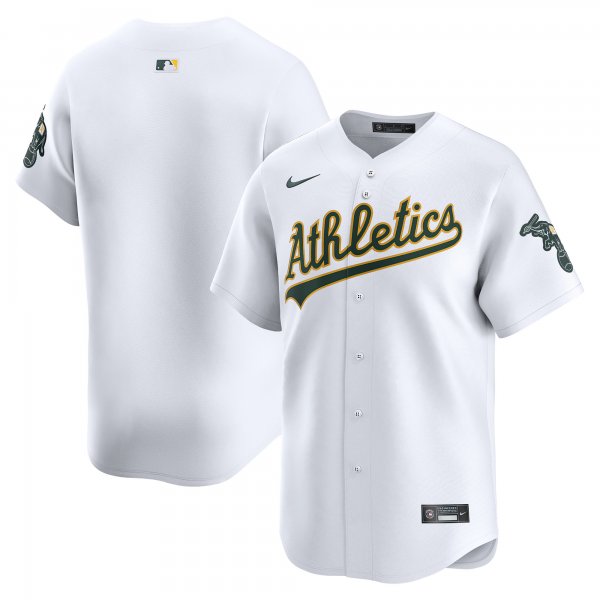 Men's Oakland Athletics Nike White Home Limited Jersey