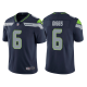 Men's Nike Seattle Seahawks #6 Quandre Diggs Navy NFL Vapor Limited Jersey