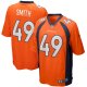 Men's Denver Broncos Dennis Smith Nike Orange Game Retired Player Jersey