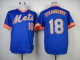 Mitchell And Ness 1983 New York Mets #18 Darryl Strawberry Blue Throwback Stitched MLB Jersey