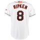 Men's Baltimore Orioles Cal Ripken Mitchell & Ness White Home Jersey