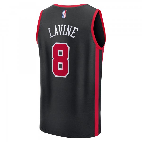 Men's Chicago Bulls Zach LaVine Fanatics Black Fast Break Jersey - City Edition