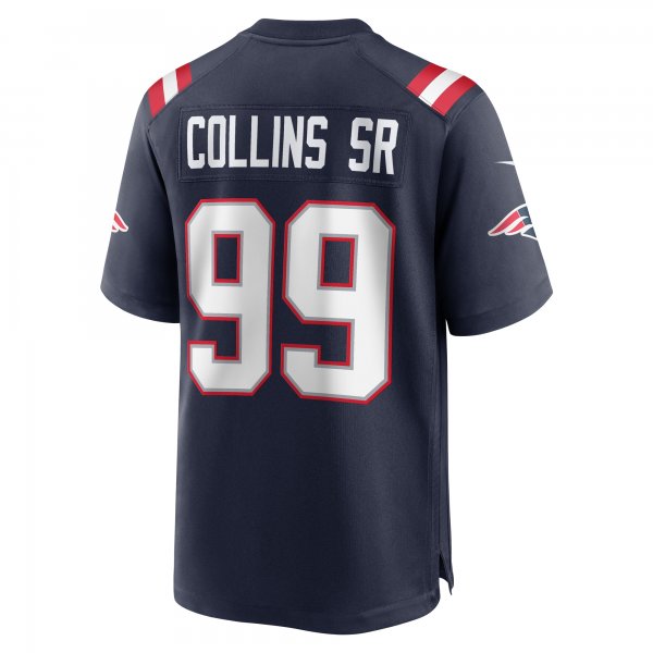 Men's New England Patriots Jamie Collins Sr. Nike Navy Home Game Player Jersey