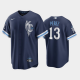 #13 Salvador Perez Kansas City Royals Men's MLB Jersey 2022 City Connect - Navy