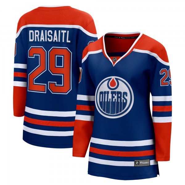 Women's Edmonton Oilers Leon Draisaitl Fanatics Royal Home Breakaway Player Jersey