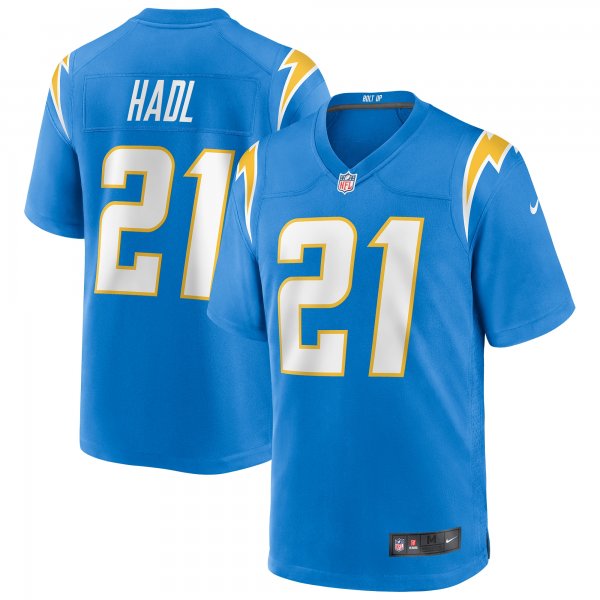 Men's Los Angeles Chargers John Hadl Nike Powder Blue Game Retired Player Jersey