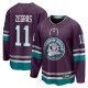 Men's Anaheim Ducks Trevor Zegras Fanatics Purple 30th Anniversary Premier Breakaway Jersey