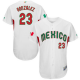 Team Mexico #23 Adrian Gonzalez White 2017 World Baseball Classic Stitched MLB Jersey