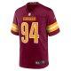 Men's Washington Commanders Da'Ron Payne Nike Burgundy Game Jersey