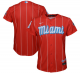 Men's Miami Marlins Nike Red 2021 City Connect Cool Base MLB Jersey