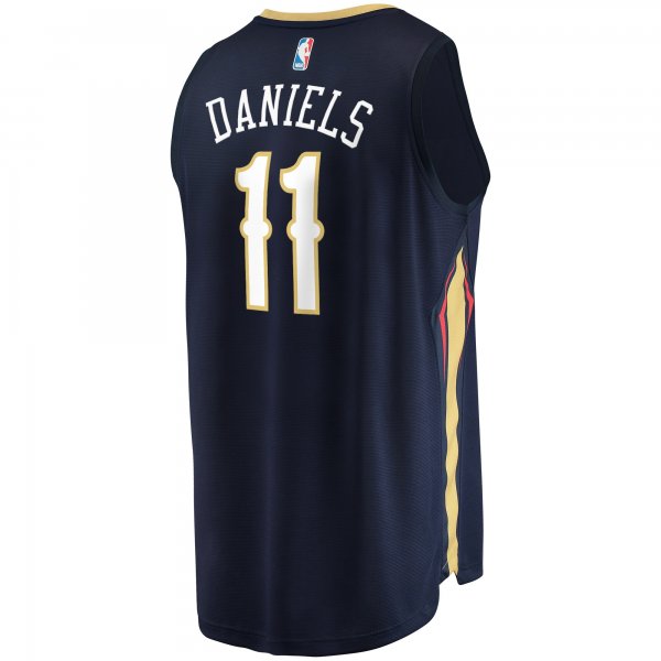 Men's New Orleans Pelicans Dyson Daniels Fanatics Navy Fast Break Replica Jersey - Icon Edition