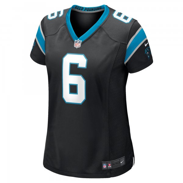 Women's Carolina Panthers Baker Mayfield Nike Black Home Player Game Jersey