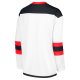 Youth New Jersey Devils Fanatics White Away Replica Blank Jersey