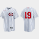 Men's Cincinnati Reds #19 Joey Votto 2022 Field of Dreams Cool Base Jersey - White