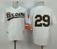 Mitchell And Ness 1953 St. Louis Browns #29 Satchel Paige White Throwback Stitched MLB Jersey