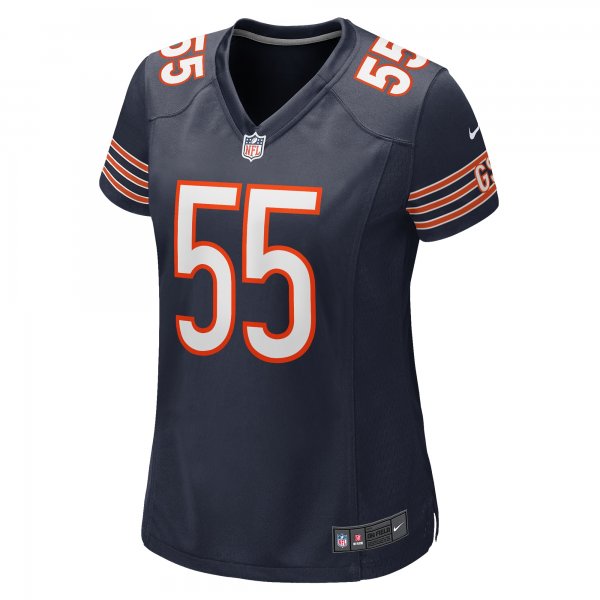 Women's Chicago Bears Dylan Cole Nike Navy Game Jersey