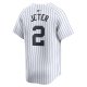 Men's New York Yankees Derek Jeter Nike White Home Limited Player Jersey