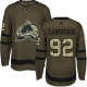 Adidas Colorado Avalanche #92 Gabriel Landeskog Green Salute to Service Stitched NHL Jersey