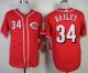 Cincinnati Reds #34 Homer Bailey Red Cool Base Stitched MLB Jersey