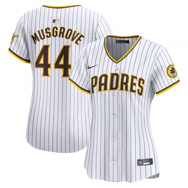 Women's San Diego Padres Joe Musgrove Nike White Home Limited Player Jersey