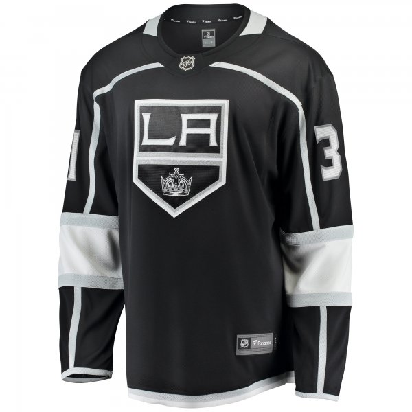 Men's Los Angeles Kings David Rittich Fanatics Black Home Premier Breakaway Player Jersey