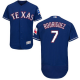 Texas Rangers #7 Ivan Rodriguez Blue Flexbase Collection Stitched MLB Jersey