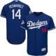 Los Angeles Dodgers #14 Enrique Hernandez Blue Flexbase Collection 2017 World Series Bound Stitched MLB Jersey