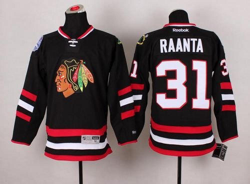 Chicago Blackhawks #31 Antti Raanta Black 2014 Stadium Series Stitched NHL Jersey