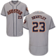 Houston Astros #23 Michael Brantley Grey Flexbase Collection Stitched MLB Jersey