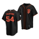 Men's San Francisco Giants #54 Reggie Crawford 2022 MLB Draft Jersey Black Alternate