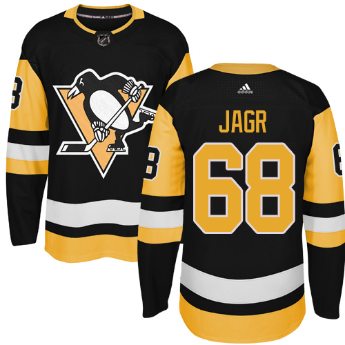 Adidas Pittsburgh Penguins #68 Jaromir Jagr Black Alternate Stitched NHL Jersey