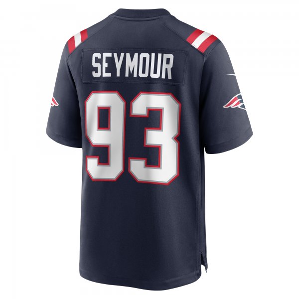 Men's New England Patriots Richard Seymour Nike Navy Retired Player Game Jersey