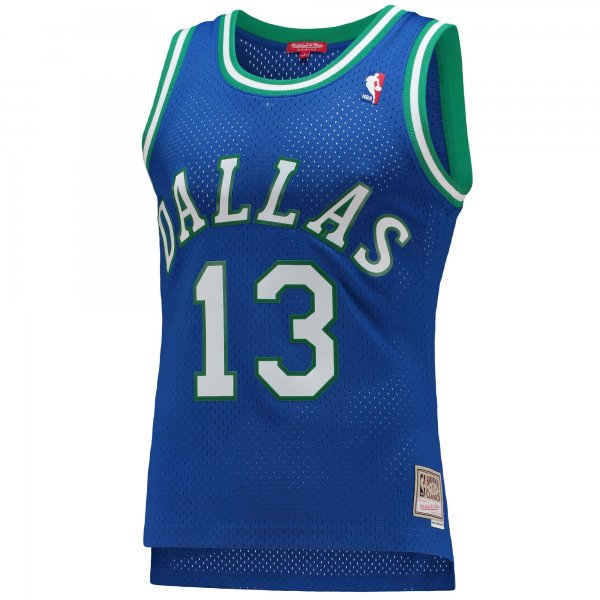 Women's Dallas Mavericks Steve Nash Mitchell & Ness Blue 1998/99 Hardwood Classics Swingman Jersey