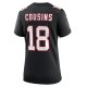 Women's Atlanta Falcons Kirk Cousins Nike  Black Alternate Game Jersey