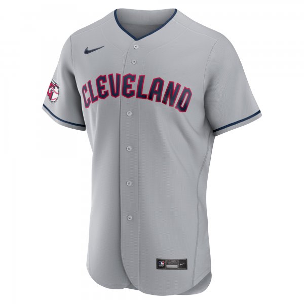 Men's Cleveland Guardians Nike Gray Road Team Jersey