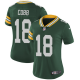 Nike Green Bay Packers #18 Randall Cobb Green Team Color Women's Stitched NFL Vapor Untouchable Limited Jersey