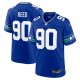 Men's Seattle Seahawks Jarran Reed Nike Royal Throwback Player Game Jersey